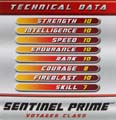 Sentinel Prime hires scan of Techspecs